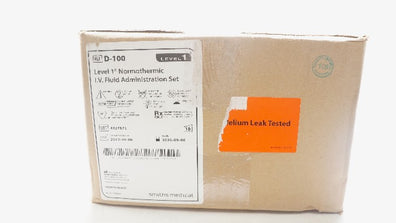 Smiths Medical D-100 Level 1 Normothermic IV Fluid Administration Set -Box of 10